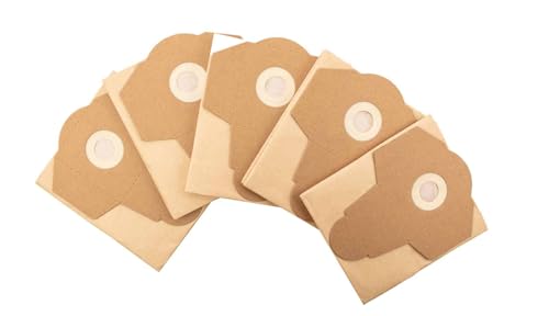 Scheppach Papier Vacuumbeutel 20L (1 Satz = 5 Stück) | passend zu Scheppach Nass-Trockensauger NTS16 & NTS20 von Scheppach