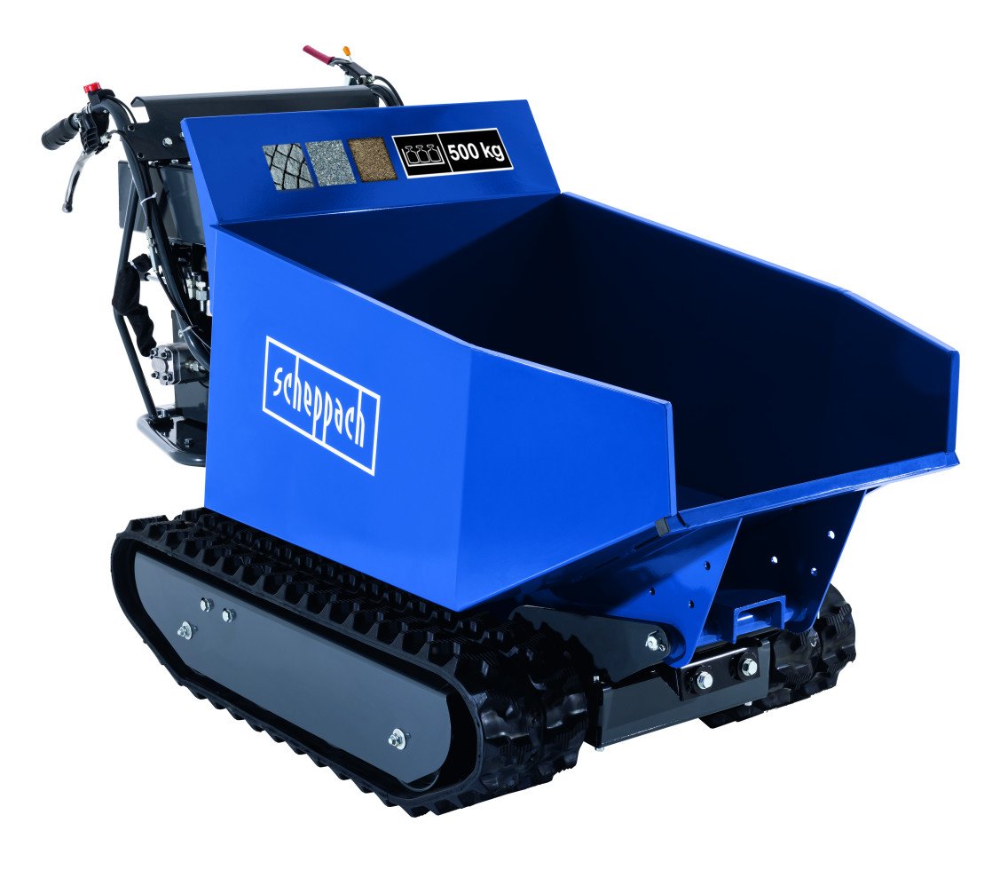 Scheppach Raupendumper DP5000 500 kg Kettenantrieb 4,1 kW 5,6 PS 4-Takt Hydraulik-Kippbehälter Scheppach Raupendumper DP5000 500 kg Kettenantrieb 4,1 kW 5,6 PS 4-Takt Hydraulik-Kippbehälter von Scheppach