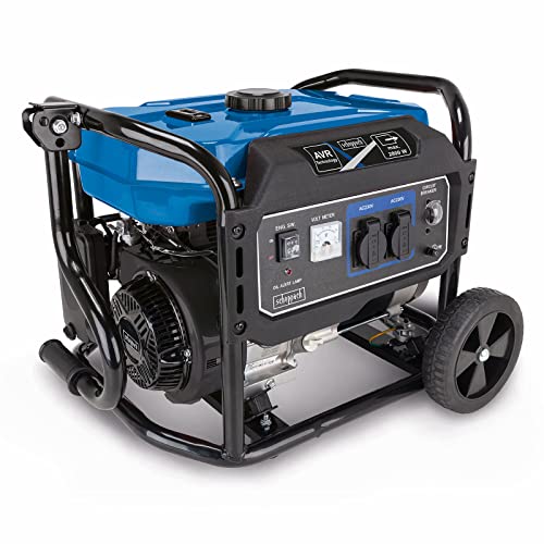 Scheppach SG3200x Generator Stromgenerator Stromerzeuger Notstromaggregat 2800 Watt | 6 PS Leistung | 15L Tank | 212 cm³ 4-Takt-Motor | 2x 230V Steckdose | inkl. Griff & Fahrvorrichtung Scheppach SG3200x Generator Stromgenerator Stromerzeuger Notstromaggregat 2800 Watt | 6 PS Leistung | 15L Tank | 212 cm³ 4-Takt-Motor | 2x 230V Steckdose | inkl. Griff & Fahrvorrichtung von Scheppach