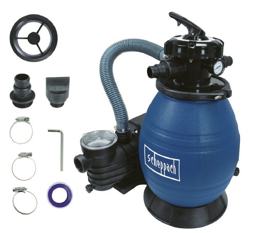 Scheppach Sandfilteranlage Scheppach Sandfilteranlage PSFA26 Filtertank 26 Liter 400 Watt inkl. Zubehör Scheppach Sandfilteranlage Scheppach Sandfilteranlage PSFA26 Filtertank 26 Liter 400 Watt inkl. Zubehör von Scheppach