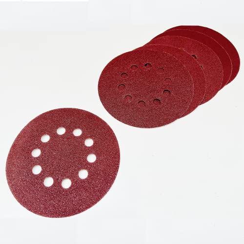 Scheppach Schleifpapier für Betonschleifer CGP1200 | 5x2 Stück | 180mm Ø K 40, K 80, K 120, K180, K 240 | Schleifscheiben für Wand Deckenschleifer von Scheppach