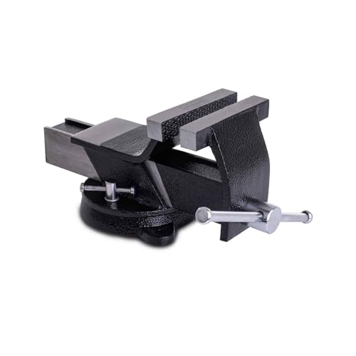 Scheppach Schraubstock ASV360-80 Black Edition | schwenkbarer Drehteller | Spannweite 0-90 mm | Spannbackenbreite 80x18 mm | Ambossfläche 38x65 mm | robuster Stahl | 2 Bohrlöcher zur Befestigung Scheppach Schraubstock ASV360-80 Black Edition | schwenkbarer Drehteller | Spannweite 0-90 mm | Spannbackenbreite 80x18 mm | Ambossfläche 38x65 mm | robuster Stahl | 2 Bohrlöcher zur Befestigung von Scheppach