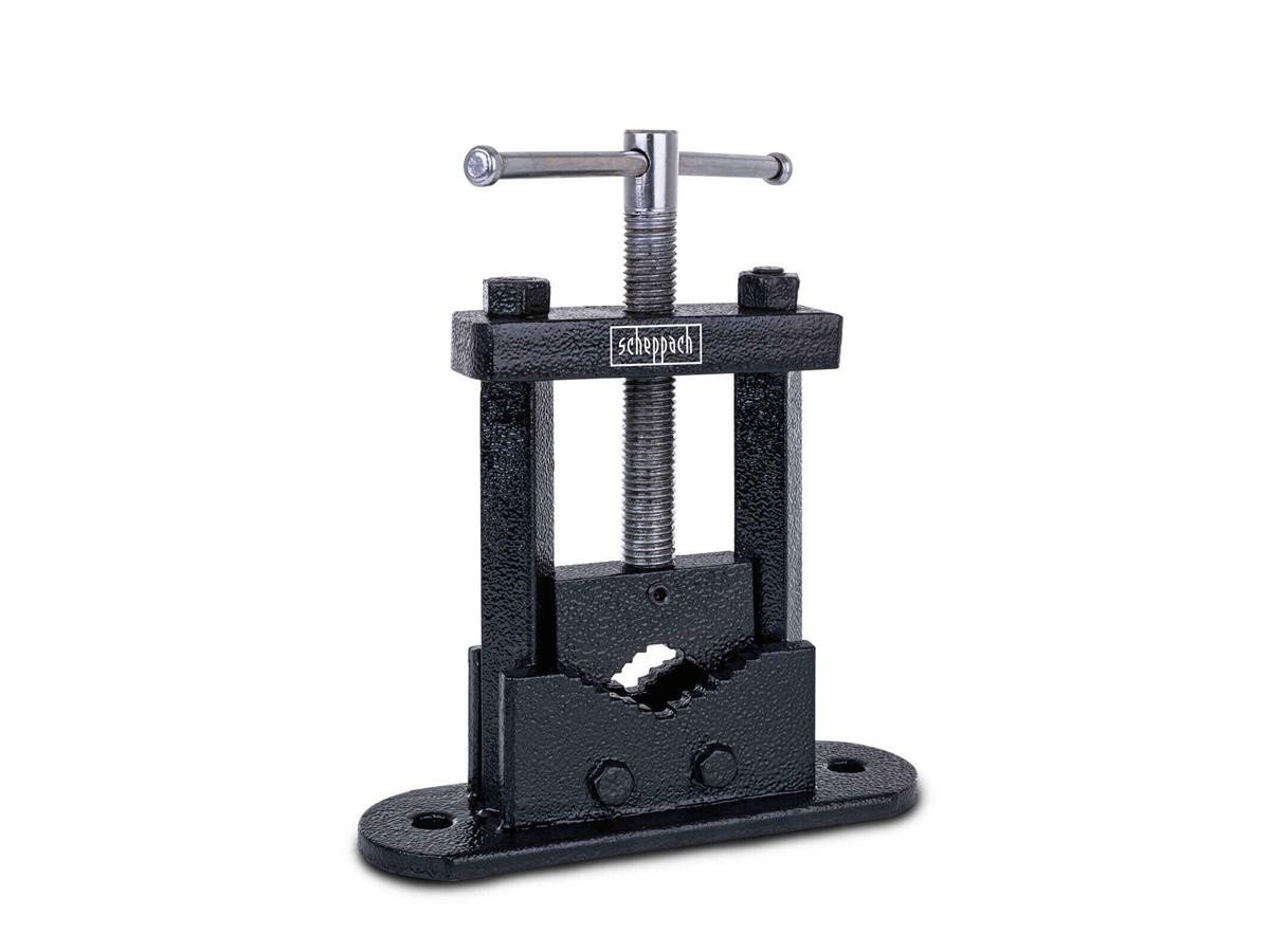 Scheppach Schraubstock SPV50, 1-St., Spannbackenlänge 65 mm, Spannweite von 0 – 75 mm von Scheppach