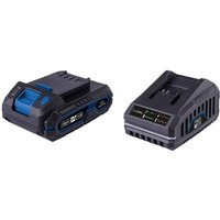 Scheppach - System Starter-Kit SBSK2.0 - 20V-IXES / 2,0Ah Akku + Ladegerät Scheppach - System Starter-Kit SBSK2.0 - 20V-IXES / 2,0Ah Akku + Ladegerät von Scheppach