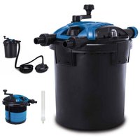 Scheppach - Teichdruckfilter Set PFS8000 8000 L/h Fördermenge 11 w uv-c Lampe Teichfilter von Scheppach
