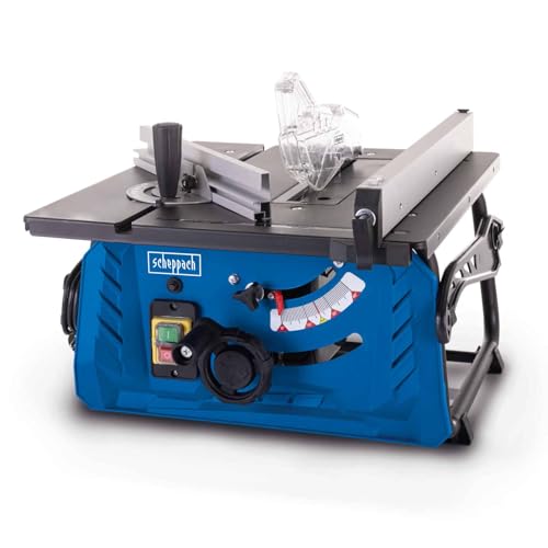 Scheppach Tischkreissäge HS210 ohne Untergestell | 1500W Leistung | Sägeblatt Ø 210 mm mit 4800 min-1 | 70 mm Schnitthöhe | Inklusive Querschneidlehre, Längsanschlag, Schiebestock Scheppach Tischkreissäge HS210 ohne Untergestell | 1500W Leistung | Sägeblatt Ø 210 mm mit 4800 min-1 | 70 mm Schnitthöhe | Inklusive Querschneidlehre, Längsanschlag, Schiebestock von Scheppach