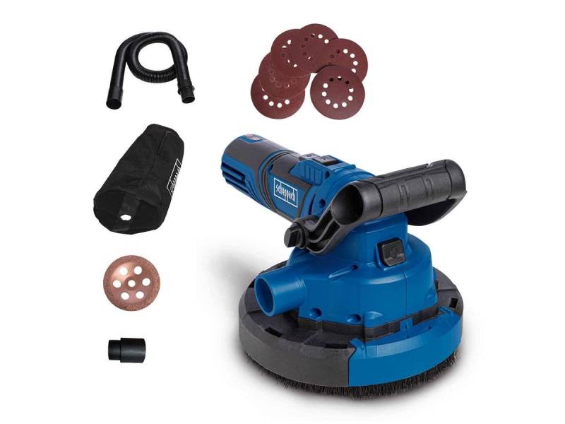 Scheppach Trockenbauschleifer BFR1200, max. 1900 U/min, (Set, 12 tlg), 3-IN-1 Wand-, Boden- und Deckenbearbeitungssystem von Scheppach