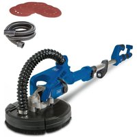 Scheppach - Wand & Deckenschleifer DS920 Trockenschleifer 710 w ø 225 mm bis 90° neigbarer Kopf teleskopierbar inkl. 6 Schleifscheiben von Scheppach