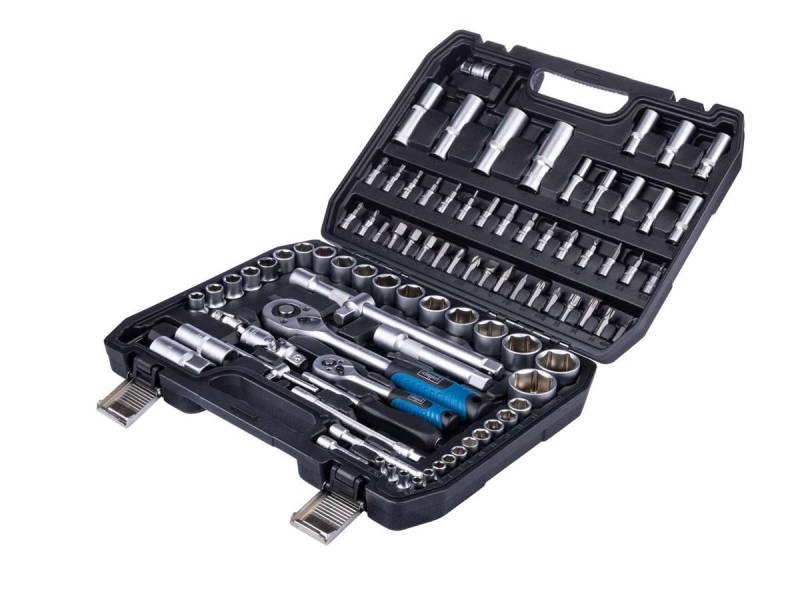 Scheppach Werkzeugset Werkzeugkoffer TB97, (Set, 94-tlg), ideal für Haushalt, Baustelle, Kfz, Werkstatt oder beim Camping von Scheppach