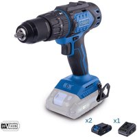 Schlagbohrmaschine 20V 2 Akkus 2.0Ah und Ladegerat ixes Scheppach bc-cd60-x von Scheppach