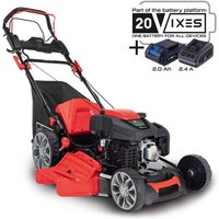Scheppach - Selbstfahrender Benzin-Rasenmaher Elektrostart 225cc 56cm ms225-56e Scheppach - Selbstfahrender Benzin-Rasenmaher Elektrostart 225cc 56cm ms225-56e von Scheppach