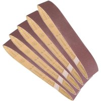 Scheppach - Set mit 5 Schleifbandern 762x25 mm Kornung 100 von Scheppach