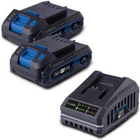 Scheppach - Starterkit mit 2x 20V 2.0Ah Akkus und 2.4A Ladegerat ixes Serie Scheppach - Starterkit mit 2x 20V 2.0Ah Akkus und 2.4A Ladegerat ixes Serie von Scheppach