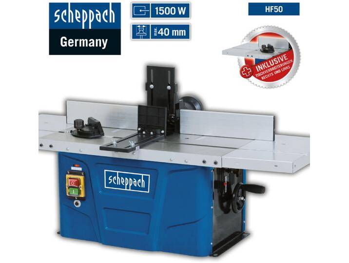 Tischfräsmaschine HF50 Tischfräsmaschine HF50 von Scheppach