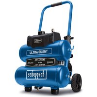 Ultra-Silent Kompressor HC20Si-Twin Scheppach - 10bar | 20L Kessel | ölfrei | Leisekompressor von Scheppach