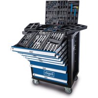 Werkstattwagen TW1100 Scheppach - 70-tlg. Werkzeug | abschließbar | 7 Schubladen | Räder mit Sperrfunktion | Soft-Grip Handgriffe Werkstattwagen TW1100 Scheppach - 70-tlg. Werkzeug | abschließbar | 7 Schubladen | Räder mit Sperrfunktion | Soft-Grip Handgriffe von Scheppach