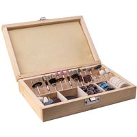 Werkzeug Set 103-teilig inklusive im Holzkoffer für alle Dekupiersägen - Scheppach Werkzeug Set 103-teilig inklusive im Holzkoffer für alle Dekupiersägen - Scheppach von Scheppach