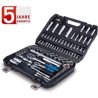 Scheppach - Werkzeugkoffer TB100 94-tlg. Kunststoffkoffer Werkzeug Chrom-Vanadium von Scheppach
