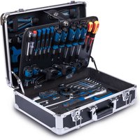 Werkzeugkoffer TB200 Scheppach - 141 tlg. Werkzeug Set | Aluminium Werkzeugkiste bestückt von Scheppach
