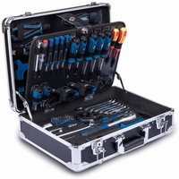 Scheppach - Werkzeugkoffer TB200 141 tlg. Werkzeug Set Aluminium Werkzeugkiste bestückt von Scheppach