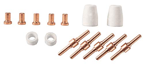 Scheppach Zubehör Set 14 teilig Plasmaschneider PLC40 | 5 Düsen - 5 Elektroden - 2 Keramikbrennerspitzen - 2 Diffusoren von Scheppach
