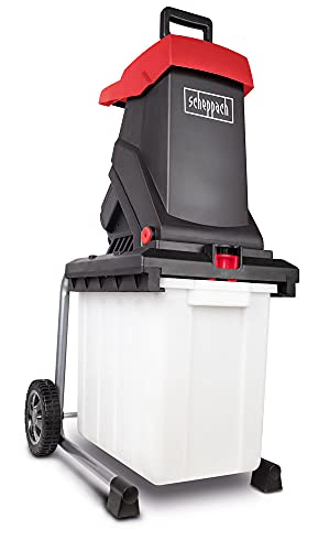 scheppach Elektro Gartenhäcksler GS59 Häcksler Schredder Messerhäcksler 2500W Leistung | 60L Fangbox | 150mm Einfüllöffnung von Scheppach