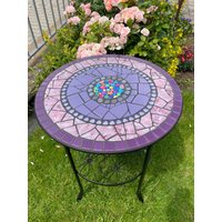 205 Mosaiktisch, Handgemachtes Unikat Für Den Garten 205 Mosaiktisch, Handgemachtes Unikat Für Den Garten von Scherbenkiste