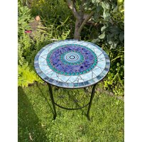 210 Mosaiktisch, Handgemachtes Unikat Für Den Garten 210 Mosaiktisch, Handgemachtes Unikat Für Den Garten von Scherbenkiste