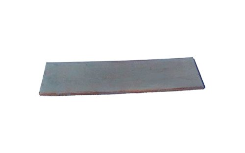 Lederabziehriemen GRAU, 20cm x 5cm, behandelt mit SIC-Polierpaste von scherenkauf