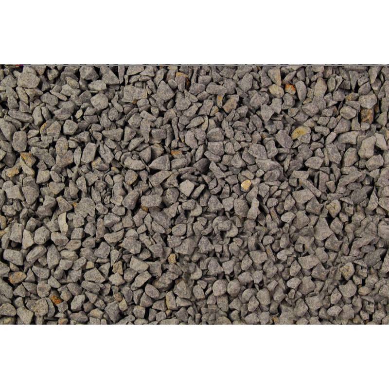 Basalt-Streusplitt Anthrazit 4 - 8 mm 25 kg PE-Sack von Scherf