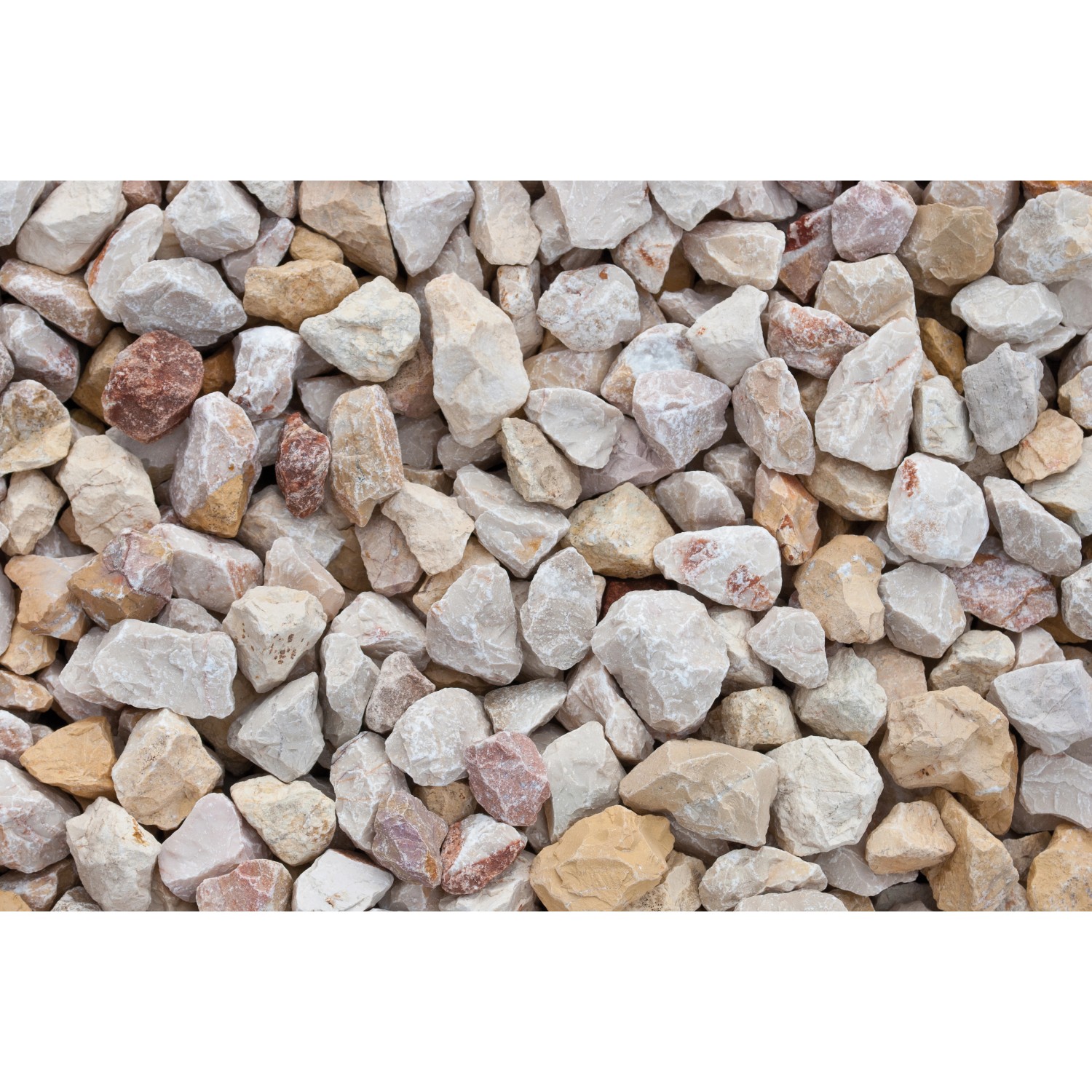 Kalksteinsplitt Juli-Bunt 22 - 32 mm 1000 kg Big-Bag von Scherf