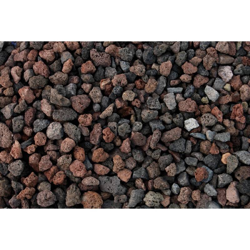 Lavasplitt Glut-Schwarz 8 - 16 mm 20 kg PE-Sack von Scherf