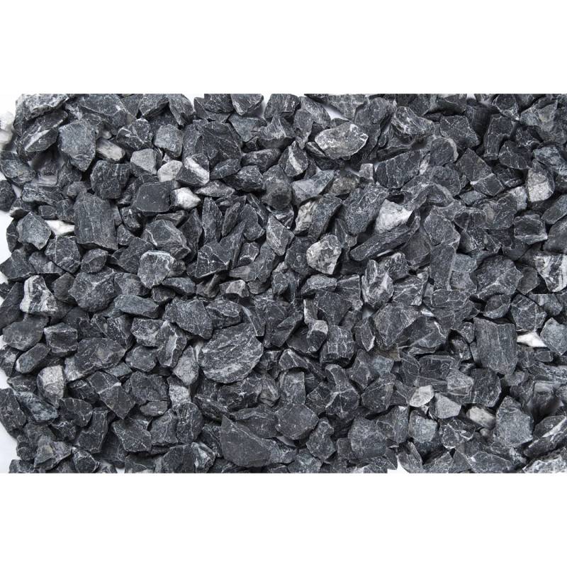Marmorsplitt Schwarz-Weiß 16 - 25 mm 1000 kg Big-Bag von Scherf
