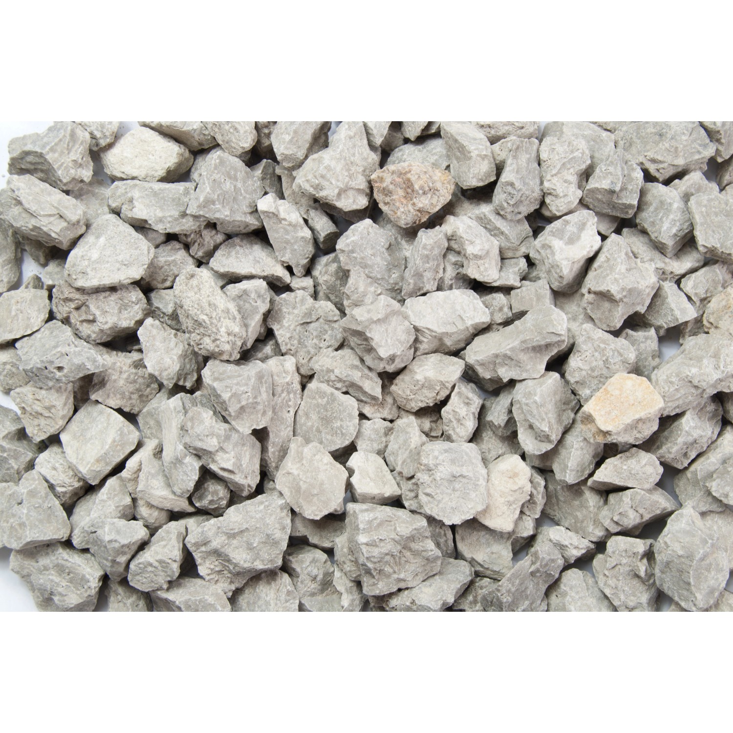 Marmorsplitt Silber-Grau 16 - 25 mm 1000 kg Big-Bag von Scherf