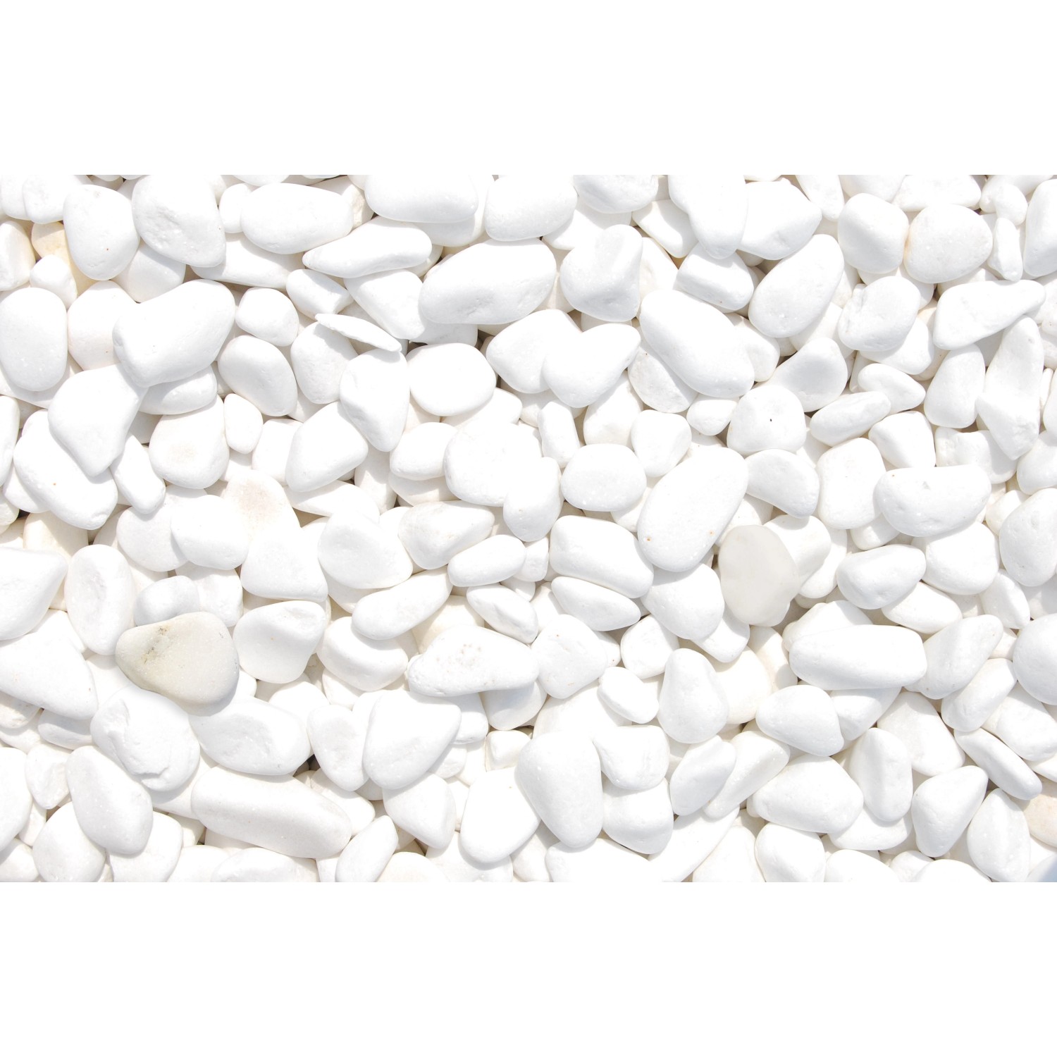 Marmorzierkiesel Thassos-Weiß 15 - 25 mm 1000 kg Big-Bag von Scherf