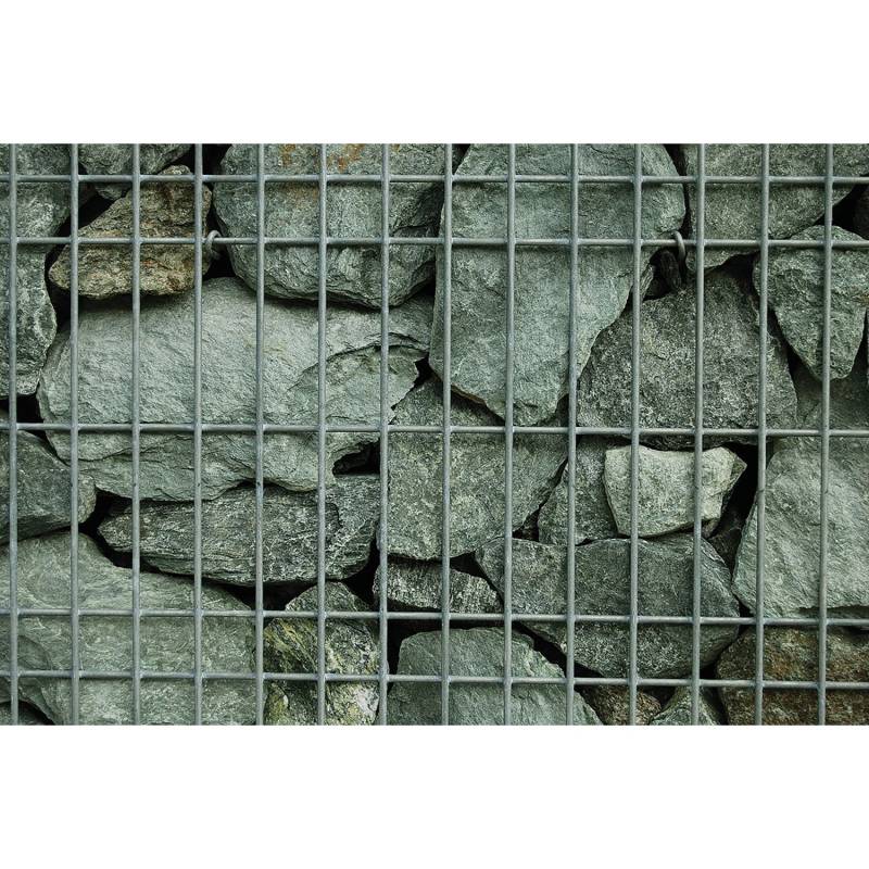 Scherf Fertig-Gabione Chloritbruch Schiefer-Grün 100 cm x 50 cm x 50 cm von Scherf