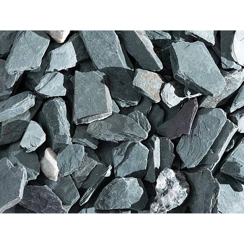 Scherf Schieferplättchen Pastell-Grün 30 mm - 60 mm 20 kg PE-Sack von Scherf