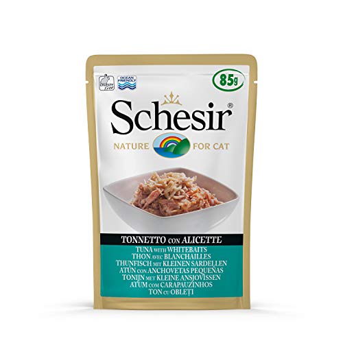 Schesir Cat Jelly Thunfisch mit Sardelle, Katzenfutter nass in Gelee, 20 Beutel x 85 g Schesir Cat Jelly Thunfisch mit Sardelle, Katzenfutter nass in Gelee, 20 Beutel x 85 g von Schesir