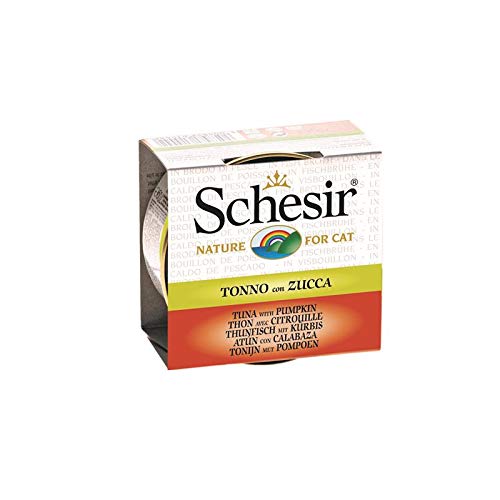 Schesir Cat Thunfisch & Kürbis in Brühe | 24x 70g Katzenfutter nass Schesir Cat Thunfisch & Kürbis in Brühe | 24x 70g Katzenfutter nass von Schesir