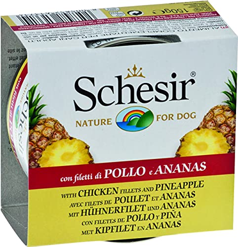 Schesir Dog Huhn mit Ananas, Hühnerfilets mit Ananas, 150 g Schesir Dog Huhn mit Ananas, Hühnerfilets mit Ananas, 150 g von Schesir