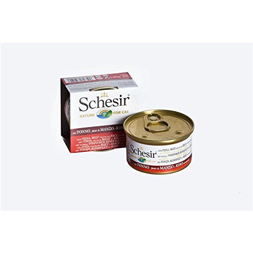 Schesir Natural Thunfisch & Rind mit Reis | 24x 85g Katzenfutter Schesir Natural Thunfisch & Rind mit Reis | 24x 85g Katzenfutter von Schesir