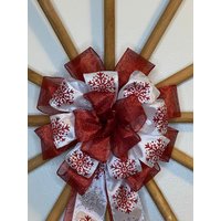 Jingle Bell Rock Weihnachtsbaum Schleife/Topper | 12 Zoll von ScheurersBonnyBows