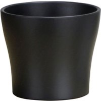 Bertopf Serie 808 ø 11 x 9,3 cm anthrazit Keramiktöpfe - Scheurich von Scheurich