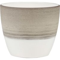 Scheurich - bertopf Serie 950 ø 19 x 17,5 cm espresso cream Keramiktöpfe von Scheurich