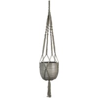 SCHEURICH Blumenampel »CORTEZA SKY«, ØxH: 15,6 x 14 cm, Makramee, grau von Scheurich