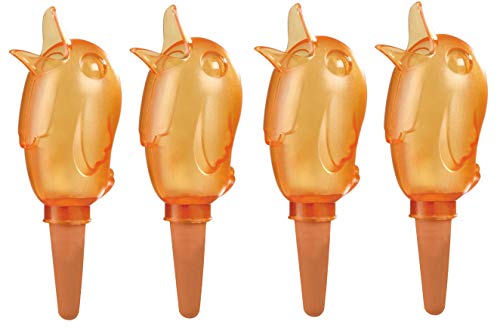 Scheurich 4er-Set Bewässerungskugel 220ml Orange Wasserspender Bördy M (Orange) Wasserspeicher von Scheurich