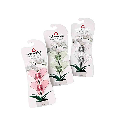 Scheurich 50181-INDOOR Orchideenclip, 17,5 x 6 x 1 cm, transparent von Scheurich