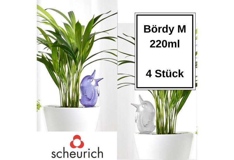 Scheurich Bewässerungssystem -, (Spar-Set, 4-tlg), Scheurich Wasserspender Bördy M 220 ml von Scheurich