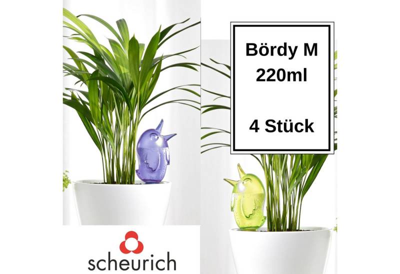 Scheurich Bewässerungssystem -, (Spar-Set, 4-tlg), Scheurich Wasserspender Bördy M 220 ml von Scheurich