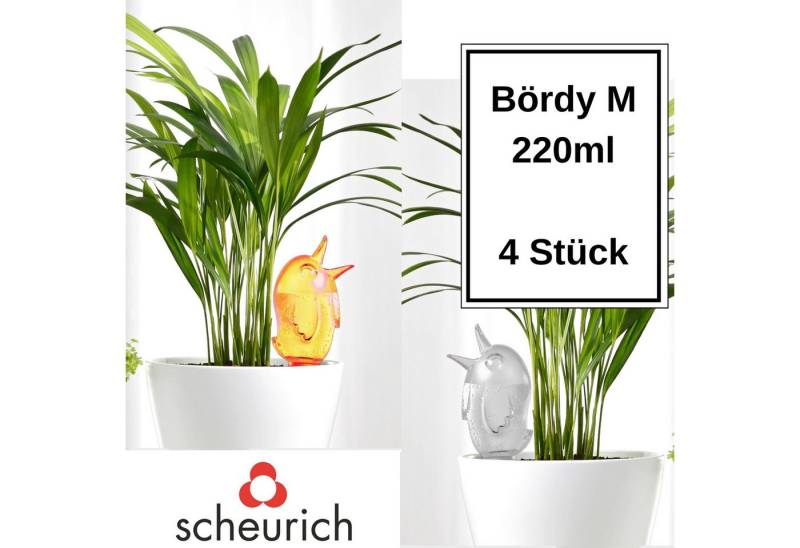 Scheurich Bewässerungssystem -, (Spar-Set, 4-tlg), Scheurich Wasserspender Bördy M 220 ml von Scheurich
